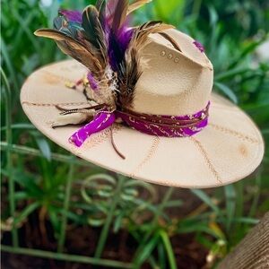Custom made, one of kind hat that will have your style elevated & classy!